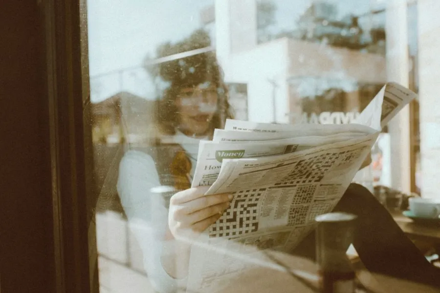 Photo newspaper reading tips