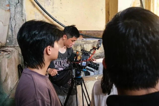 Photo press conference behind the scenes